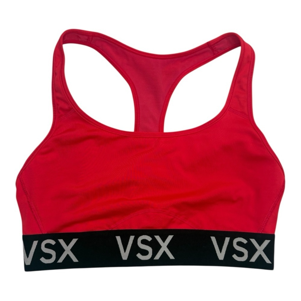 VSX Victoria’s Secret Sport Bra Neon Pink Racerback Sz S/P - Picture 4 of 10